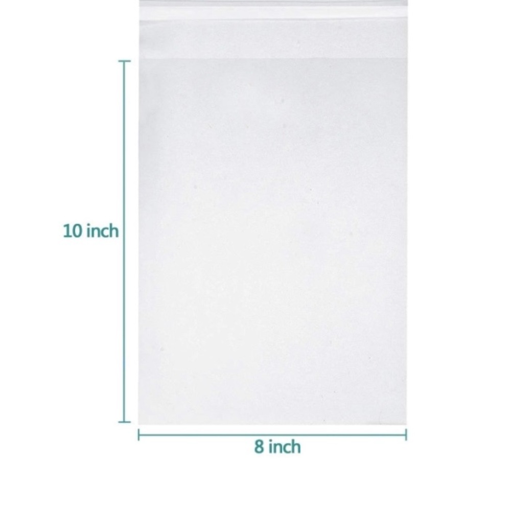 80pcs Bundle includes 20ct 6x9โ & 20ct 8x10โ Clear Cello Bags w/40ct Stickers ๐ - Picture 5 of 11